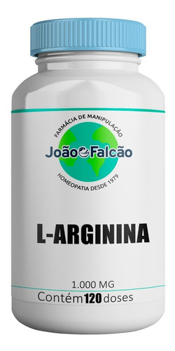 L - Arginina 1.000mg 120 Doses Sabor Natural
