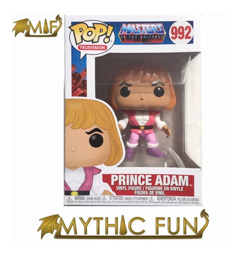 Funko Pop Masters Of The Universe - Prince Adam 992 (Usado)