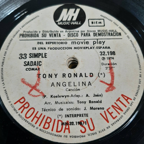 Simple Tony Ronald Xy Mh C26