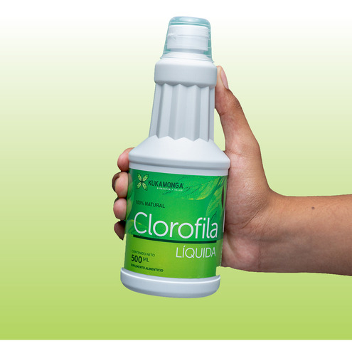 Kit Clorofila Kukamonga | 2 Frascos de 500 ml | Apoya Digestión y Limpieza Interna | Rinde 1 a 2 Meses | Sin Sabor Añadido
