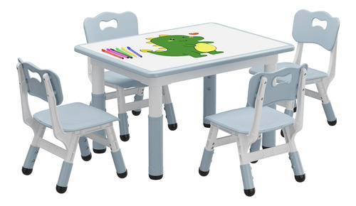 Juego De Mesa Y Silla Para Niños, Mesa Para Niños De Altura