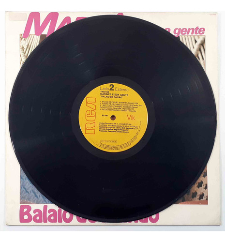 Lp Marinês E Sua Gente - Balaio De Paixão - Vinil 1987 - Hm (Usado)