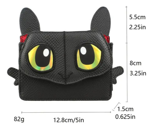 Carteras Largas Para Dama (disney-sanrio) Chimuelo/ Cómo Entrenar A Tu Dragón Plastico Sintético