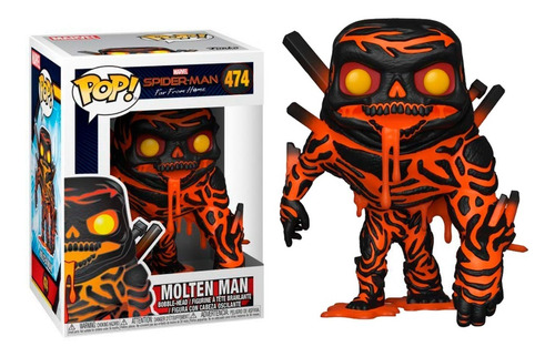 Funko Pop Molten Man #474 Spiderman Far From Home Marvel