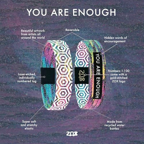 Bracelets Zox: Eres Suficiente | Banda Elástica Elástica Con