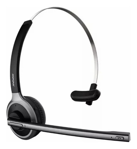 Auriculares inalámbricos Bluetooth con micrófono y adaptador Bluetooth de color gris/negro