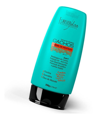 Creme De Pentear Forever Liss Cachos 200g - Cabelo Cacheado