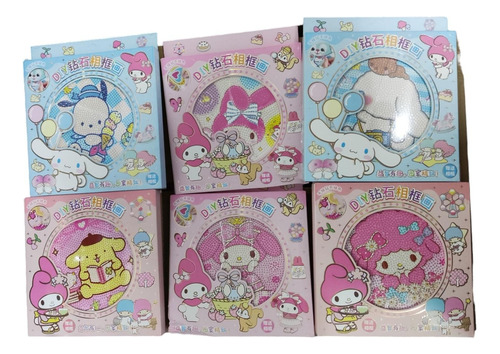 2 Pcs Diamond Painting Sanrio 20cm