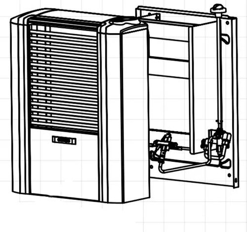 Imagen 6 de 6 de Calefactor Sin Salida Coppens 5000 Calorias Multigas Acero