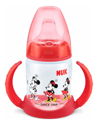 Copo Infantil Antivazamento Anticólica Minnie Mouse 150ml Cor Vermelho Mickey e Minnie Mouse