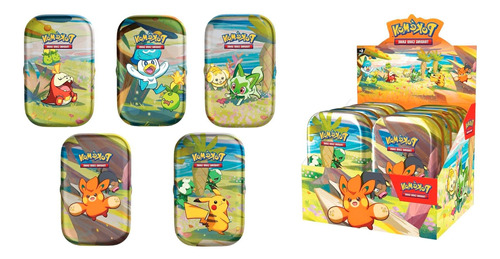 Pokémon Tcg Paldea Friends Mini Tin - Cartas Originales