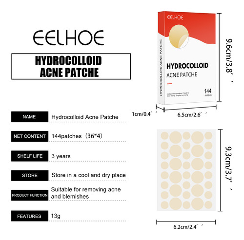 Parche Hidrocoloide Para Acné Y Espinillas Para Tratamiento