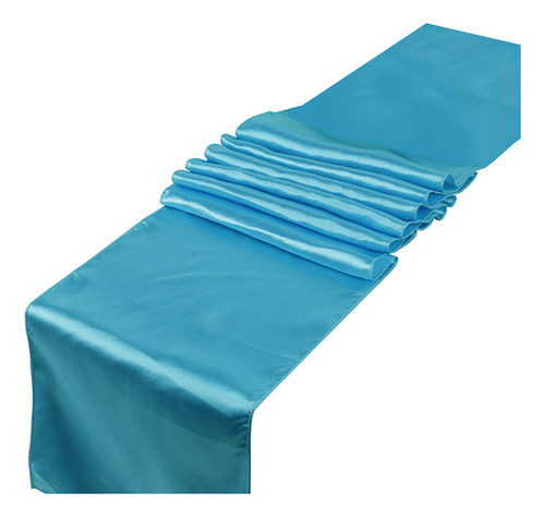 Mesa Navideña De Satén Dorado Burdeos De 30 X 275 Cm