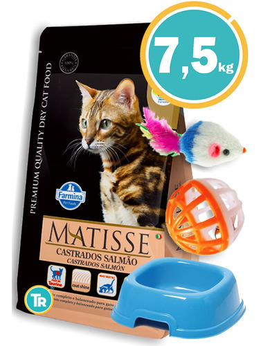 Imagen 1 de 6 de Ración Matisse Gato Castrado + Obsequio Y Envío Gratis