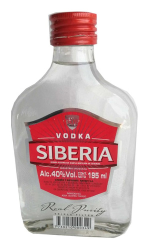 Petaca Vodka Siberia 195cc