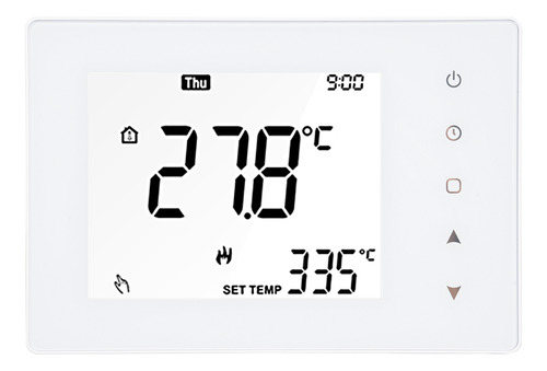 Pantalla De Visualización De Sala De Calderas De Gas Con Con