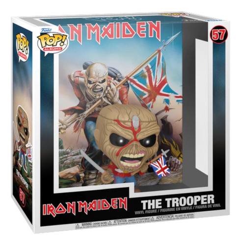 Funko Pop Eddie Iron Maiden Cover Album #57 The Trooper