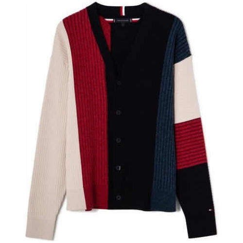 Cardigan Para Caballero Tommy Hilfiger Azules, Rojo Y Beige