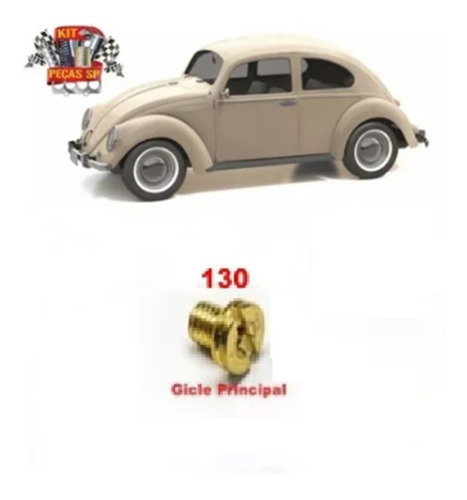 1 Gicle 130 Carburador Fusca