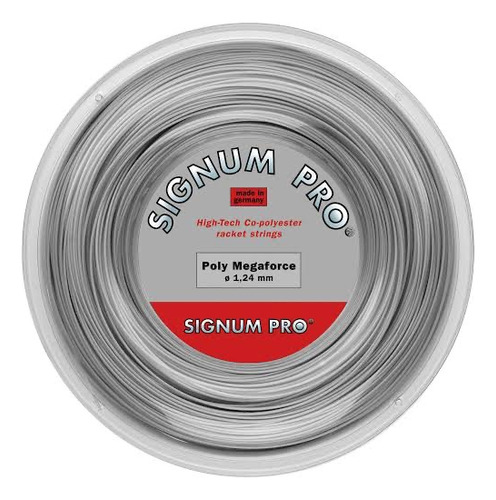 Rollo De Cuerda Signum Pro Poly Megaforce 1.5 Cm Plateado