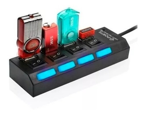 Hub Usb X4 Y 4 Switch Zapatilla Usb