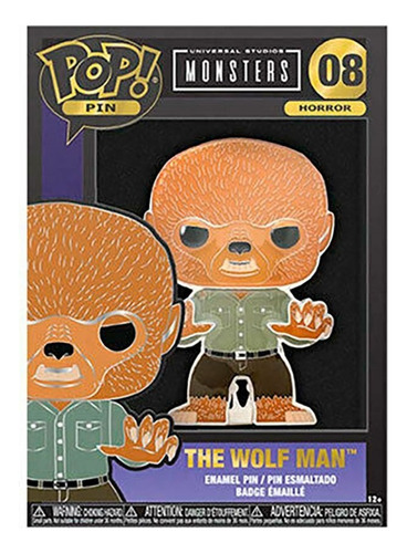 Funko Pop Pin Hombre Lobo 08 Monster