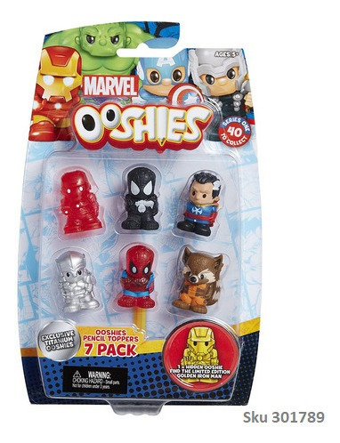 Toppers Lapiz Figuras Acción Marvel Ooshies Series W15