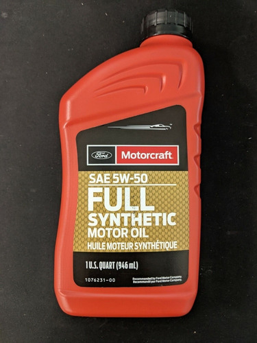 Aceite Motorcraft Full Sintétic 5w-50 10pz (946ml C/u)