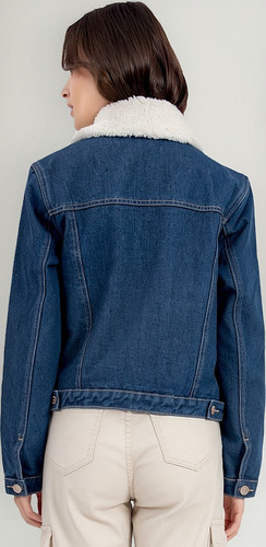 Chamarra Para Mujer Quarry Denim Con Sherpa