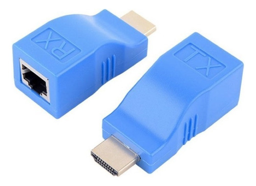 Adaptador Extensor Hdmi 30m Sobre Cat 5e/6 Utp Red Rj45