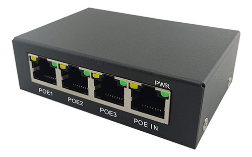 Extensor De Conmutador De Red Gigabit Poe Extender 100/1000