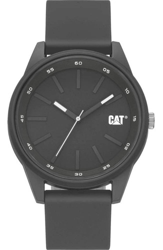 Reloj Cat Grey Men, Caja De 42 Mm, Caja Grey Abs, Correa De 