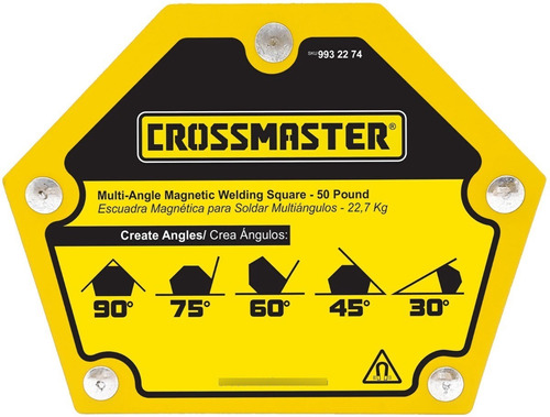 Escuadra Magnetica Para Soldar Multiangulos Crossmaster 23k