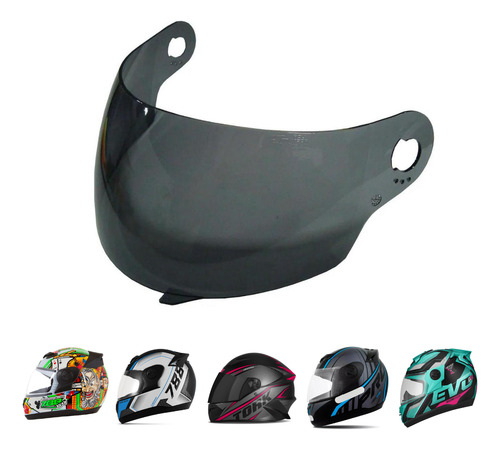 Viseira Capacete Pro Tork Evolution 788 G3 G4 G5 G6 G7 G8