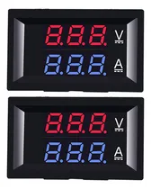 Comprar 2 Pzas Voltimetro Y Amperimetro 100v 10a Display Digital