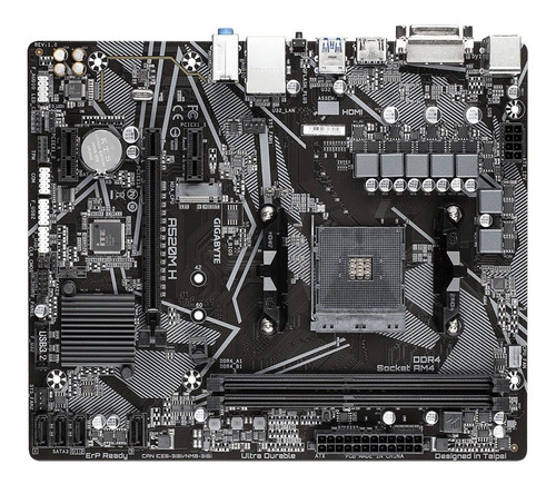 Imagen 3 de 6 de Motherboard Gigabyte A520m H Am4 Ryzen Gaming
