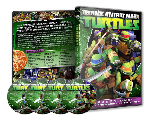 Las Tortugas Ninja 2012 Serie En Dvd Latino/ingles