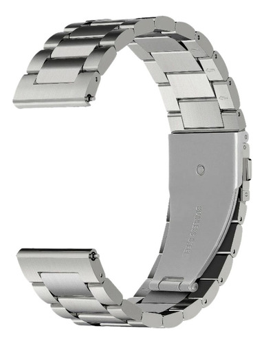 Pulseira 22mm Aço Inox Relógio Inteligente Digital Poolsy Cor Prata Largura da pulseira 2.2 cm