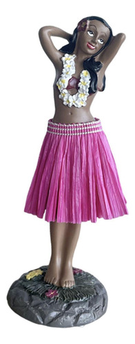 Muñeca Hawaiana Para Salpicadero, Idea De Regalo, Resina De