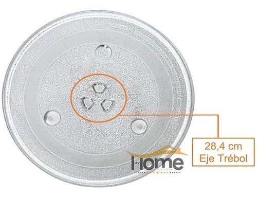 Plato Para Microondas Diámetro 28,4 Milímetros- Eje Trébol