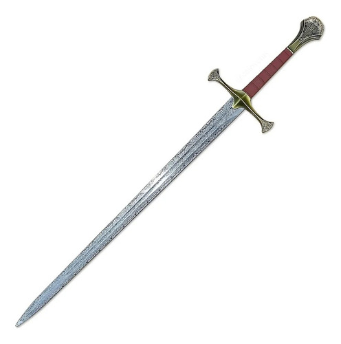 Espada Medieval Decorativa Com Suporte De Parede 177cm