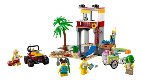 Lego City 60328 Beach Lifeguard Station - Original