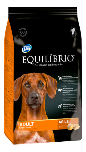 Comida Perro Adulto Equilibrio Agile Raza Grande 15kg