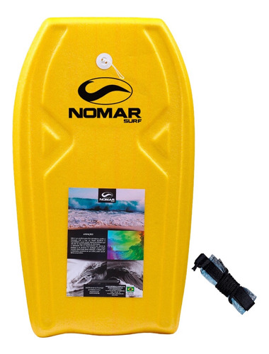 Prancha Surf Bodyboard Junior Com Leash Praia Piscina