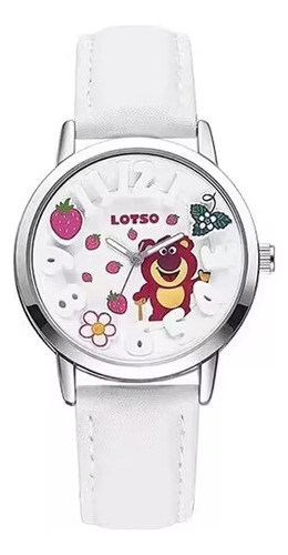 Relojes Disney Para Mujer Lotso Watch, Reloj De Piel Luminis
