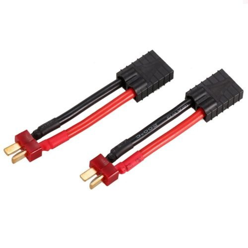 2pcs Traxxas Hembra A Macho Decanos Conector Enchufe Adaptad