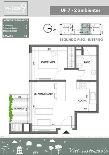 Imagen 3 de 17 de Ph 2 Ambientes Con Parrilla En Flores Villa Gral.mitre