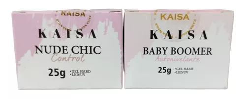 Kit 2 Geis Kaisa -1 Nude Chic Control + 1 Gel A Sua Escolha