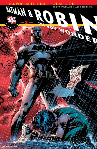 Grandes Astros: Batman & Robin N° 2 De 10 - Frank Miller + Jim Lee - Panini Comics 2007 - Em Português - Capa Mole - Lombada Com Grampos (Usado)