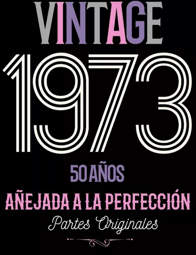 Playera Cumpleaños 50 Años Mujer Regalo 1971 Retro Vintage
